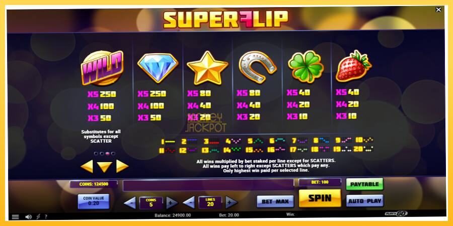 Игровой аппарат Super Flip - игра на реальные деньги, картинка 7