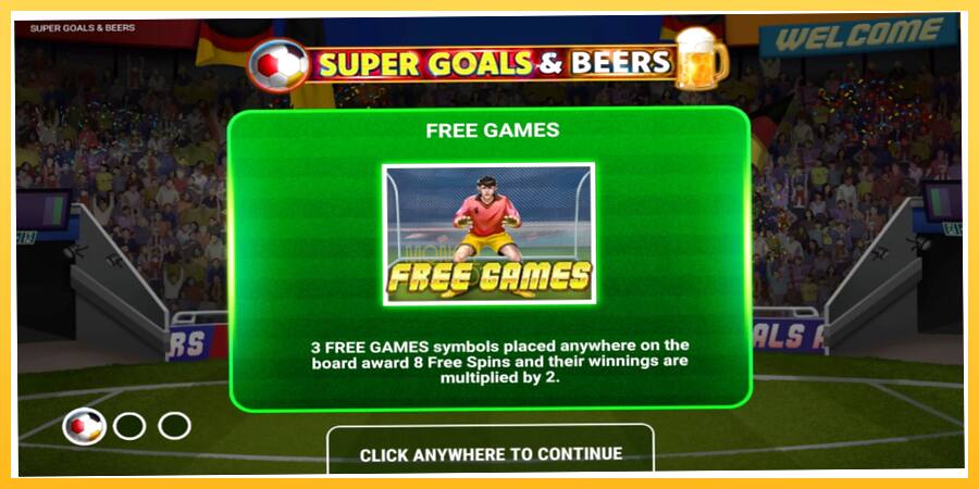 Игровой аппарат Super Goals & Beers - игра на реальные деньги, картинка 1