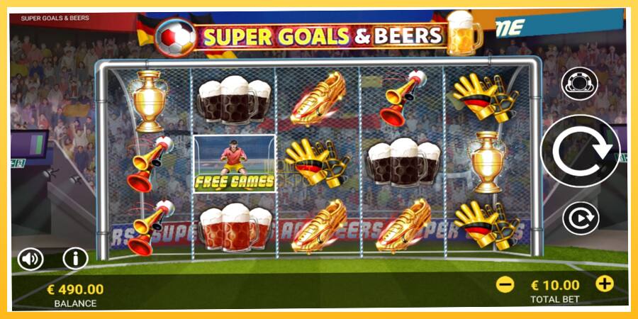 Игровой аппарат Super Goals & Beers - игра на реальные деньги, картинка 2