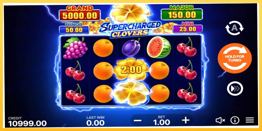 Игровой аппарат Supercharged Clovers: Hold and Win - игра на реальные деньги, картинка 1