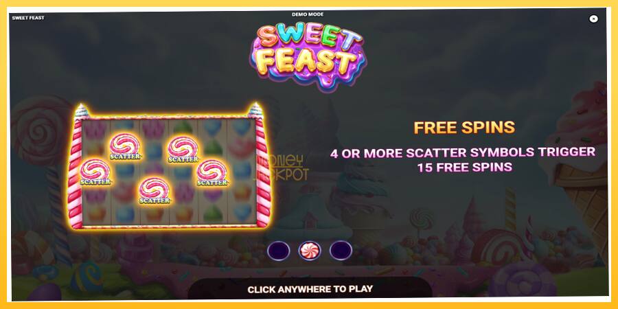 Игровой аппарат Sweet Feast - игра на реальные деньги, картинка 2