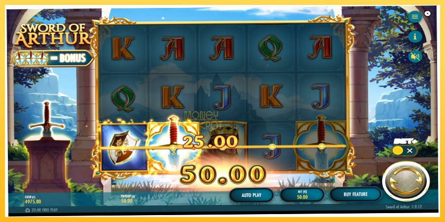 Игровой аппарат Sword of Arthur - игра на реальные деньги, картинка 4