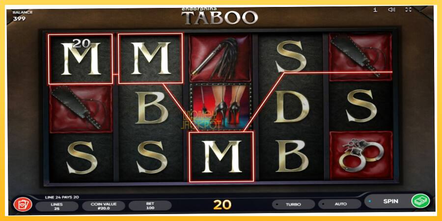 Игровой аппарат Taboo - игра на реальные деньги, картинка 3