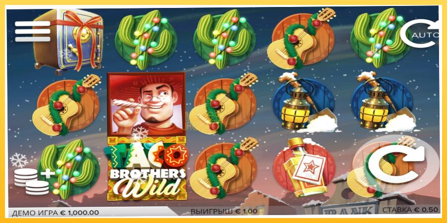 Игровой аппарат Taco Brothers Saving Christmas - игра на реальные деньги, картинка 2