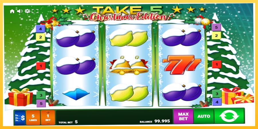 Игровой аппарат Take 5 Christmas Edition - игра на реальные деньги, картинка 1