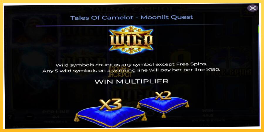 Игровой аппарат Tales of Camelot - Moonlit Quest - игра на реальные деньги, картинка 4