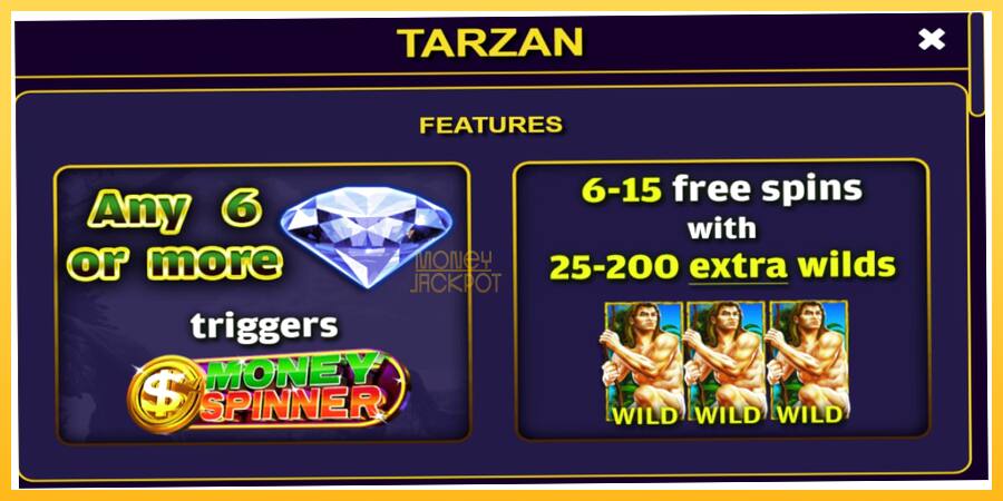 Игровой аппарат Tarzan - игра на реальные деньги, картинка 3