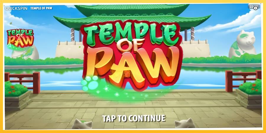 Игровой аппарат Temple of Paw - игра на реальные деньги, картинка 1