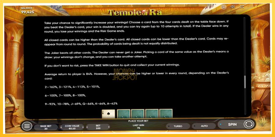 Игровой аппарат Temple of Ra - игра на реальные деньги, картинка 7