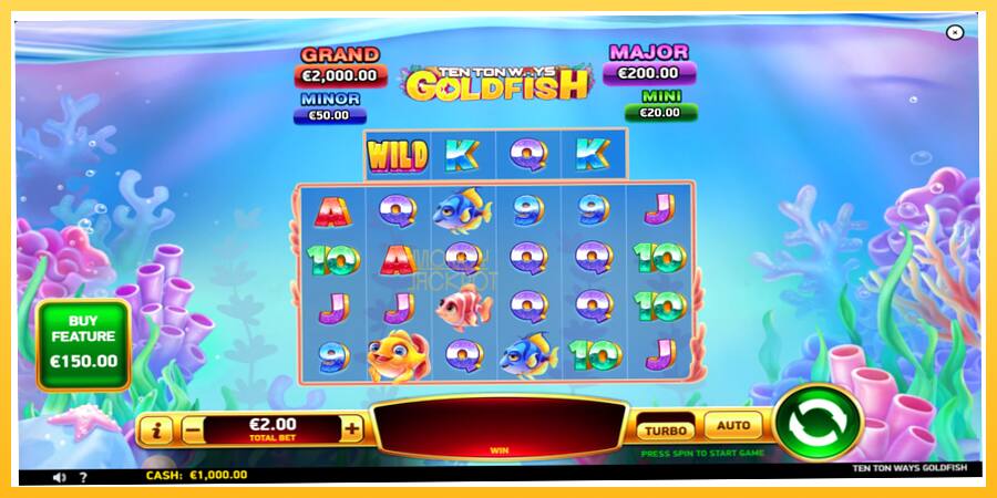 Игровой аппарат Ten Ton Ways Goldfish - игра на реальные деньги, картинка 2