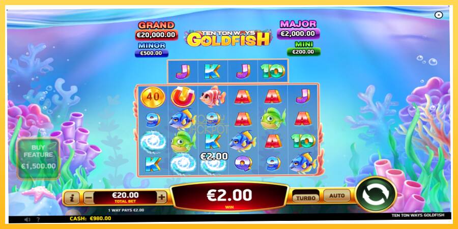 Игровой аппарат Ten Ton Ways Goldfish - игра на реальные деньги, картинка 3