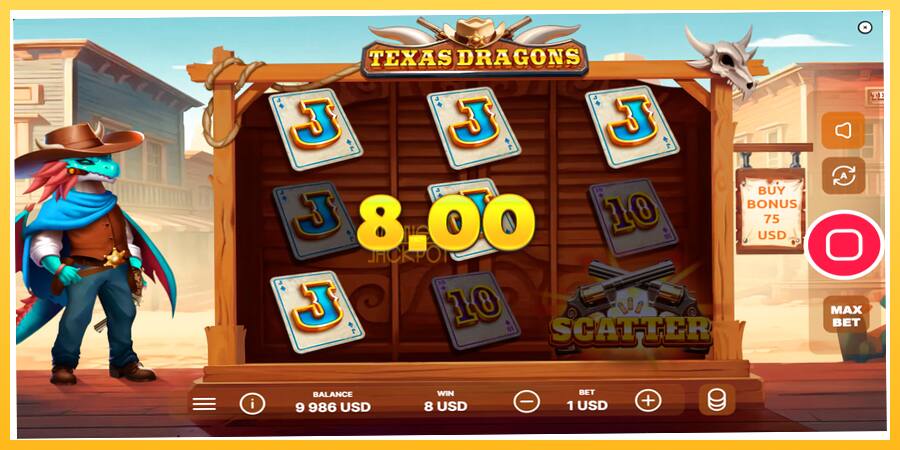 Игровой аппарат Texas Dragons - игра на реальные деньги, картинка 3