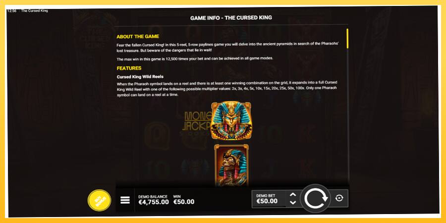 Игровой аппарат The Cursed King - игра на реальные деньги, картинка 5