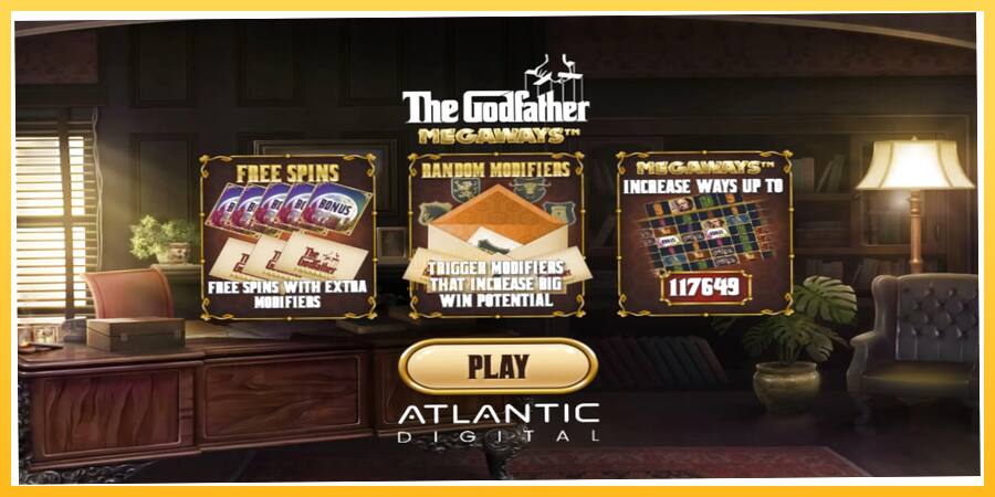 Игровой аппарат The Godfather Megaways - игра на реальные деньги, картинка 1