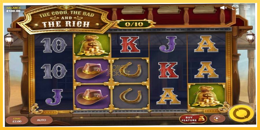 Игровой аппарат The Good The Bad and The Rich - игра на реальные деньги, картинка 1