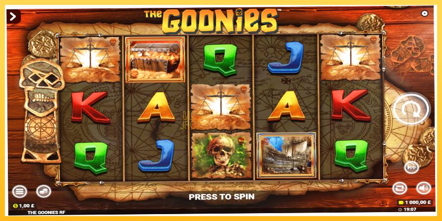 Игровой аппарат The Goonies Deluxe Rapid Fire Jackpots - игра на реальные деньги, картинка 2