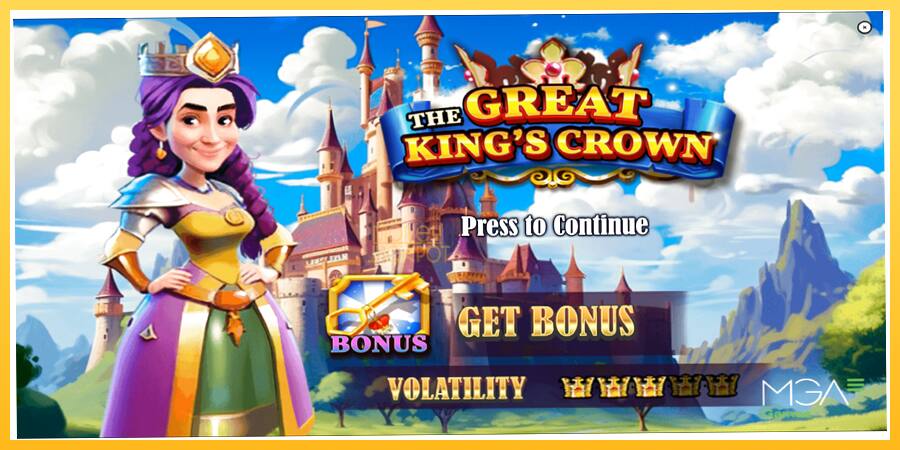 Игровой аппарат The Great Kings Crown - игра на реальные деньги, картинка 1