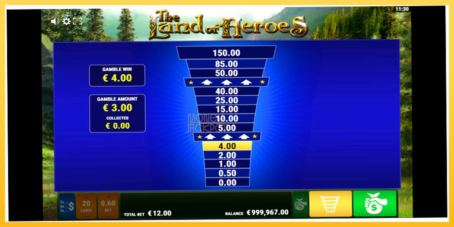 Игровой аппарат The Land of Heroes - игра на реальные деньги, картинка 6