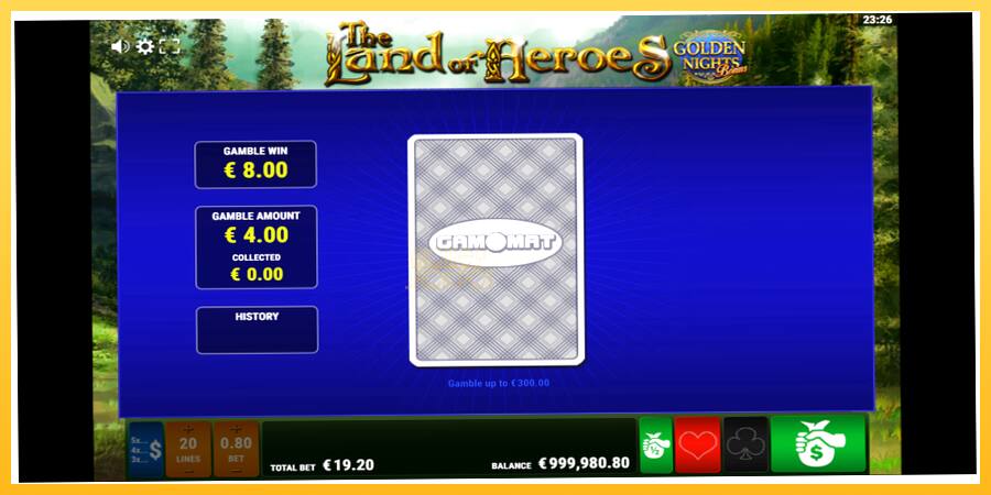 Игровой аппарат The Land of Heroes Golden Nights - игра на реальные деньги, картинка 4