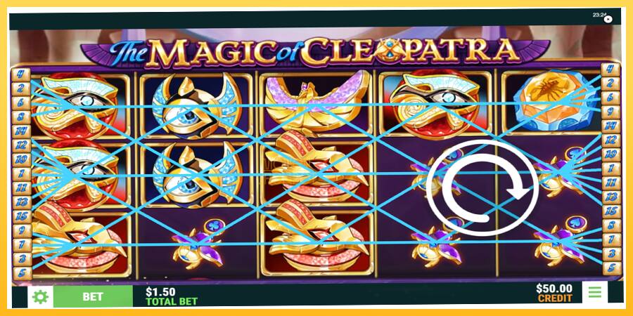 Игровой аппарат The Magic of Cleopatra - игра на реальные деньги, картинка 1