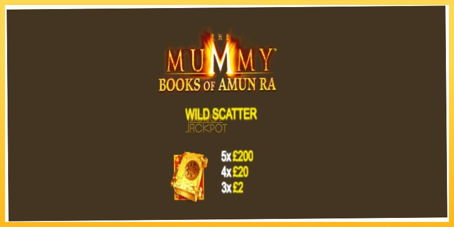 Игровой аппарат The Mummy Books of Amun Ra - игра на реальные деньги, картинка 5