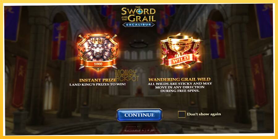 Игровой аппарат The Sword and the Grail Excalibur - игра на реальные деньги, картинка 1