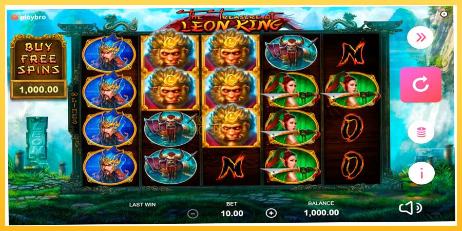 Игровой аппарат The Treasure of Leon King - игра на реальные деньги, картинка 1