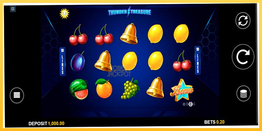 Игровой аппарат Thunder Treasure - игра на реальные деньги, картинка 1