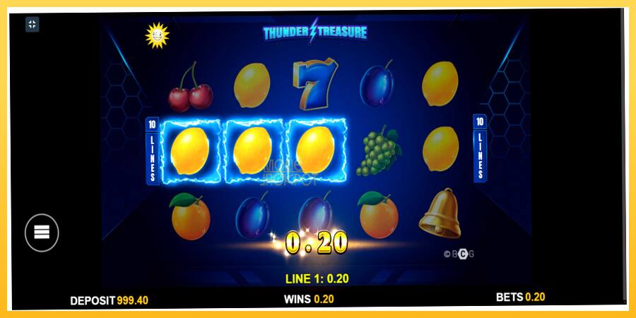 Игровой аппарат Thunder Treasure - игра на реальные деньги, картинка 2