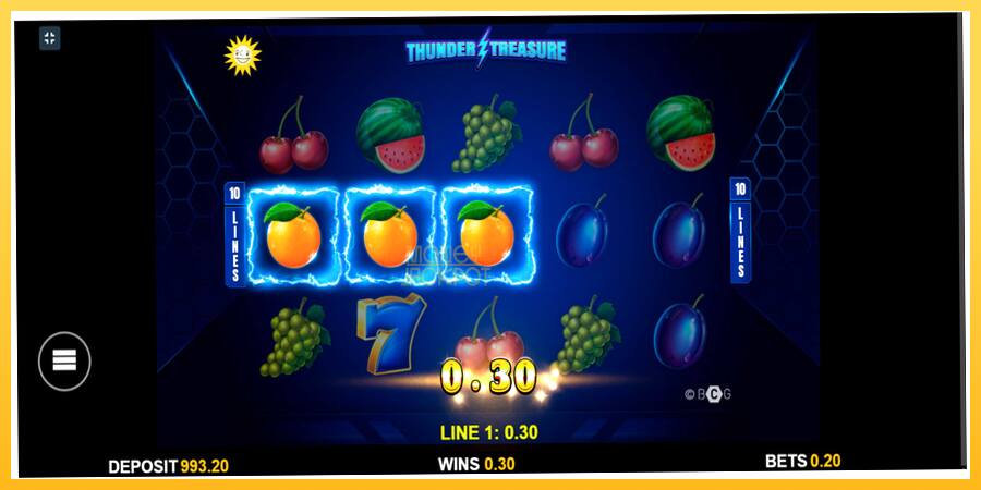 Игровой аппарат Thunder Treasure - игра на реальные деньги, картинка 5