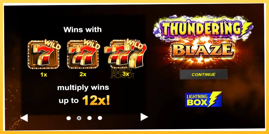 Игровой аппарат Thundering Blaze - игра на реальные деньги, картинка 1