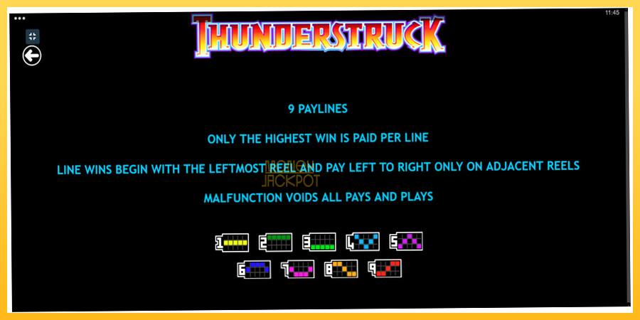 Игровой аппарат Thunderstruck - игра на реальные деньги, картинка 7