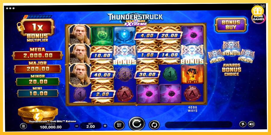 Игровой аппарат Thunderstruck Gold Blitz Extreme - игра на реальные деньги, картинка 1