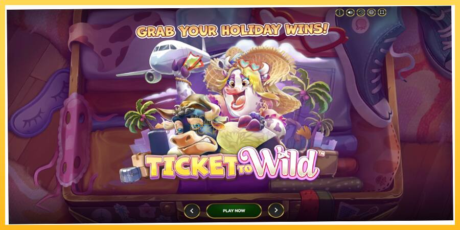 Игровой аппарат Ticket To Wild - игра на реальные деньги, картинка 1