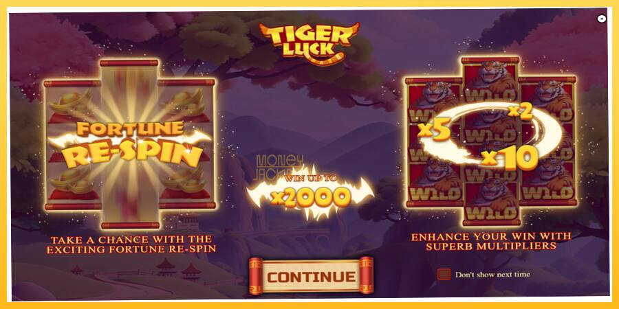 Игровой аппарат Tiger Luck - игра на реальные деньги, картинка 1