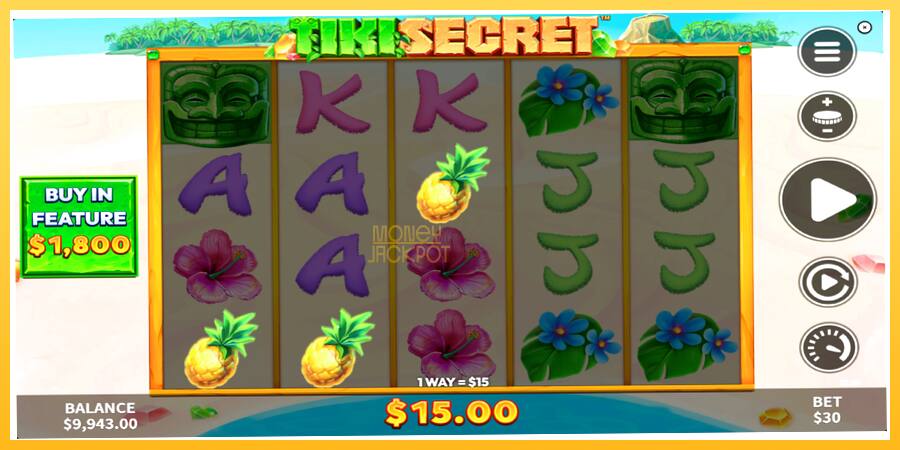 Игровой аппарат Tiki Secret - игра на реальные деньги, картинка 4