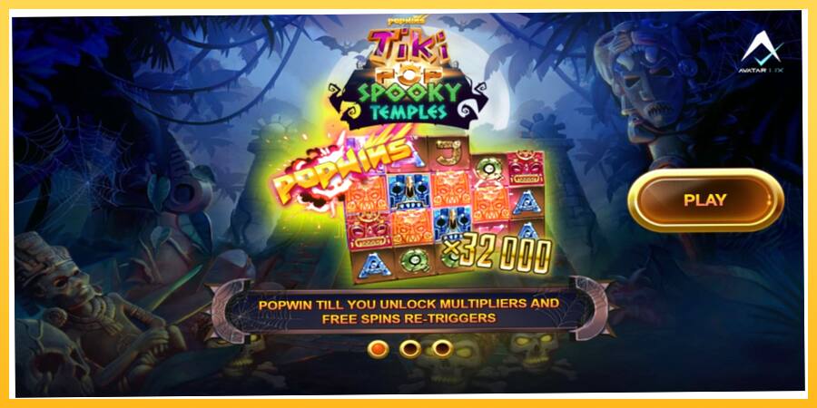 Игровой аппарат TikiPop Spooky Temples - игра на реальные деньги, картинка 1