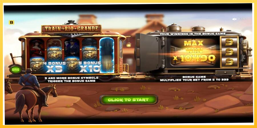 Игровой аппарат Train to Rio Grande - игра на реальные деньги, картинка 1