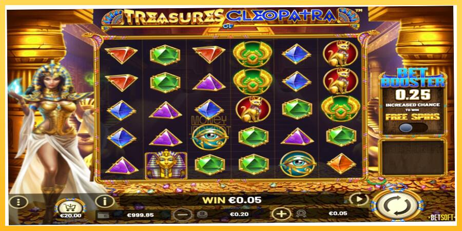 Игровой аппарат Treasures of Cleopatra - игра на реальные деньги, картинка 1