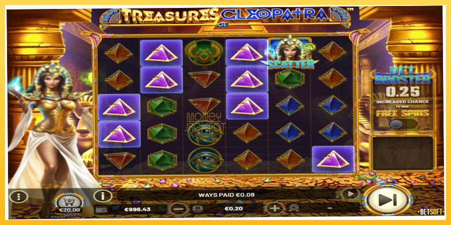 Игровой аппарат Treasures of Cleopatra - игра на реальные деньги, картинка 2