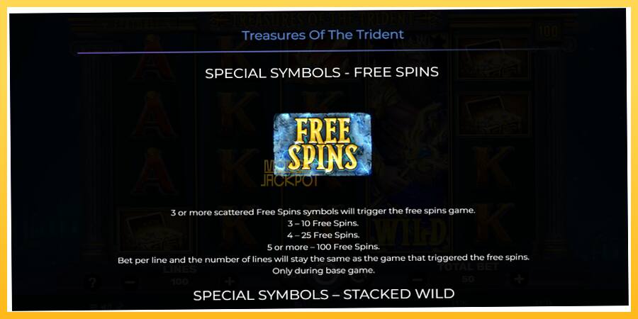 Игровой аппарат Treasures of the Trident - игра на реальные деньги, картинка 5