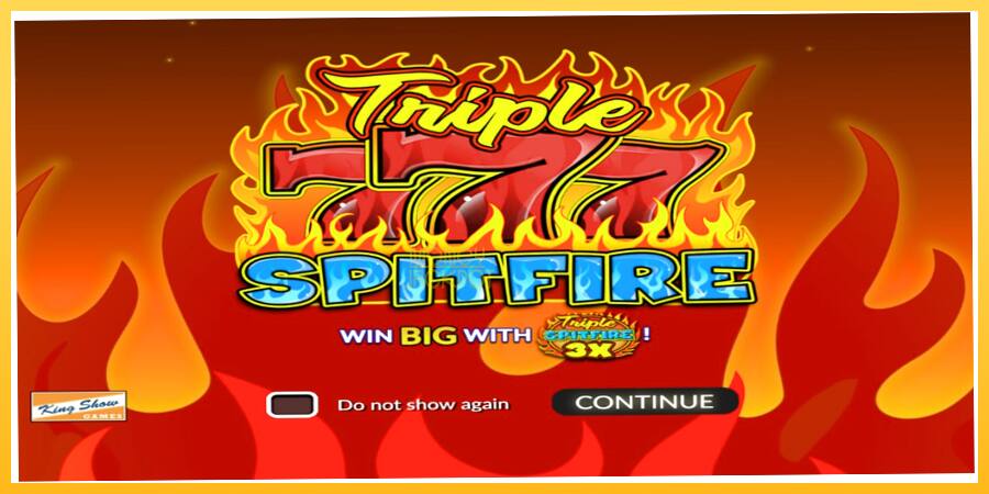 Игровой аппарат Triple 777 Spitfire - игра на реальные деньги, картинка 1