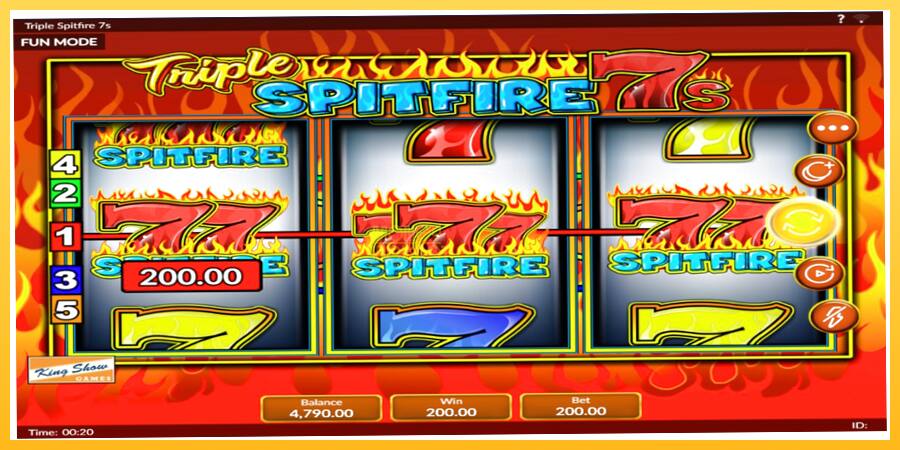 Игровой аппарат Triple 777 Spitfire - игра на реальные деньги, картинка 3