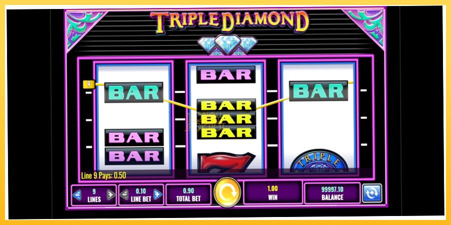 Игровой аппарат Triple Diamond - игра на реальные деньги, картинка 2