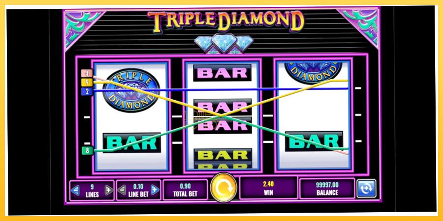 Игровой аппарат Triple Diamond - игра на реальные деньги, картинка 3