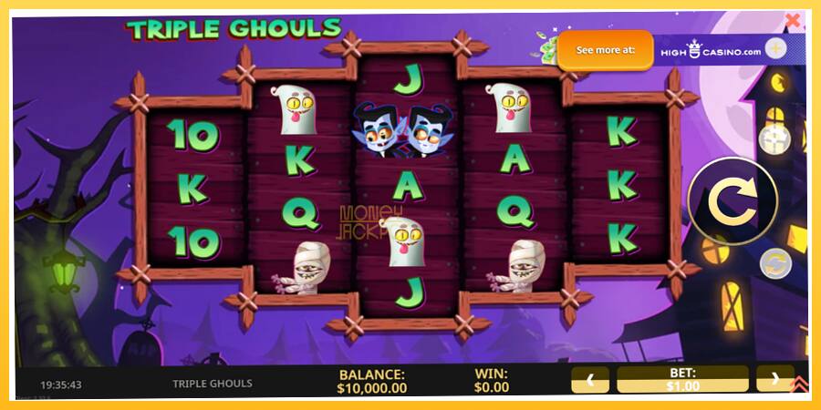 Игровой аппарат Triple Ghouls - игра на реальные деньги, картинка 1