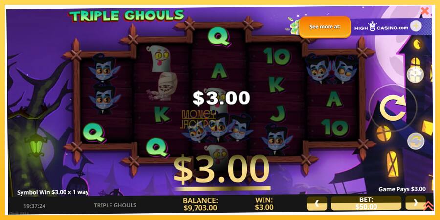 Игровой аппарат Triple Ghouls - игра на реальные деньги, картинка 2