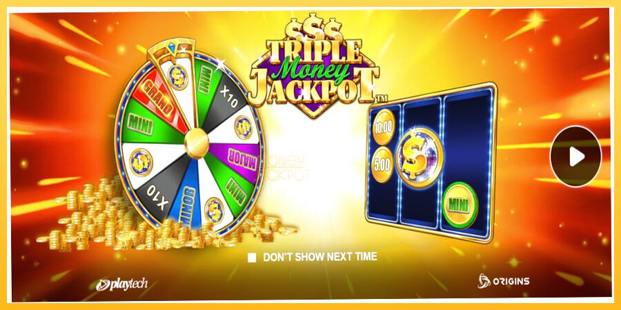 Игровой аппарат Triple Money Jackpot - игра на реальные деньги, картинка 1