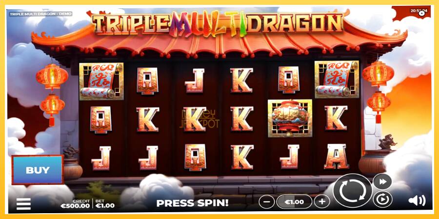 Игровой аппарат Triple Multi Dragon - игра на реальные деньги, картинка 2