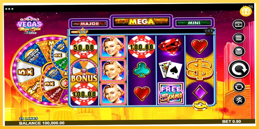 Игровой аппарат Triple Vegas Mega Spin - игра на реальные деньги, картинка 1